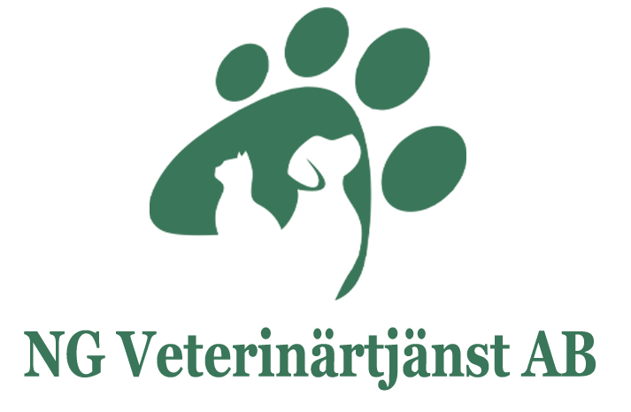 Jennifers Veterinärtjänst AB, logga i grönt och vitt.